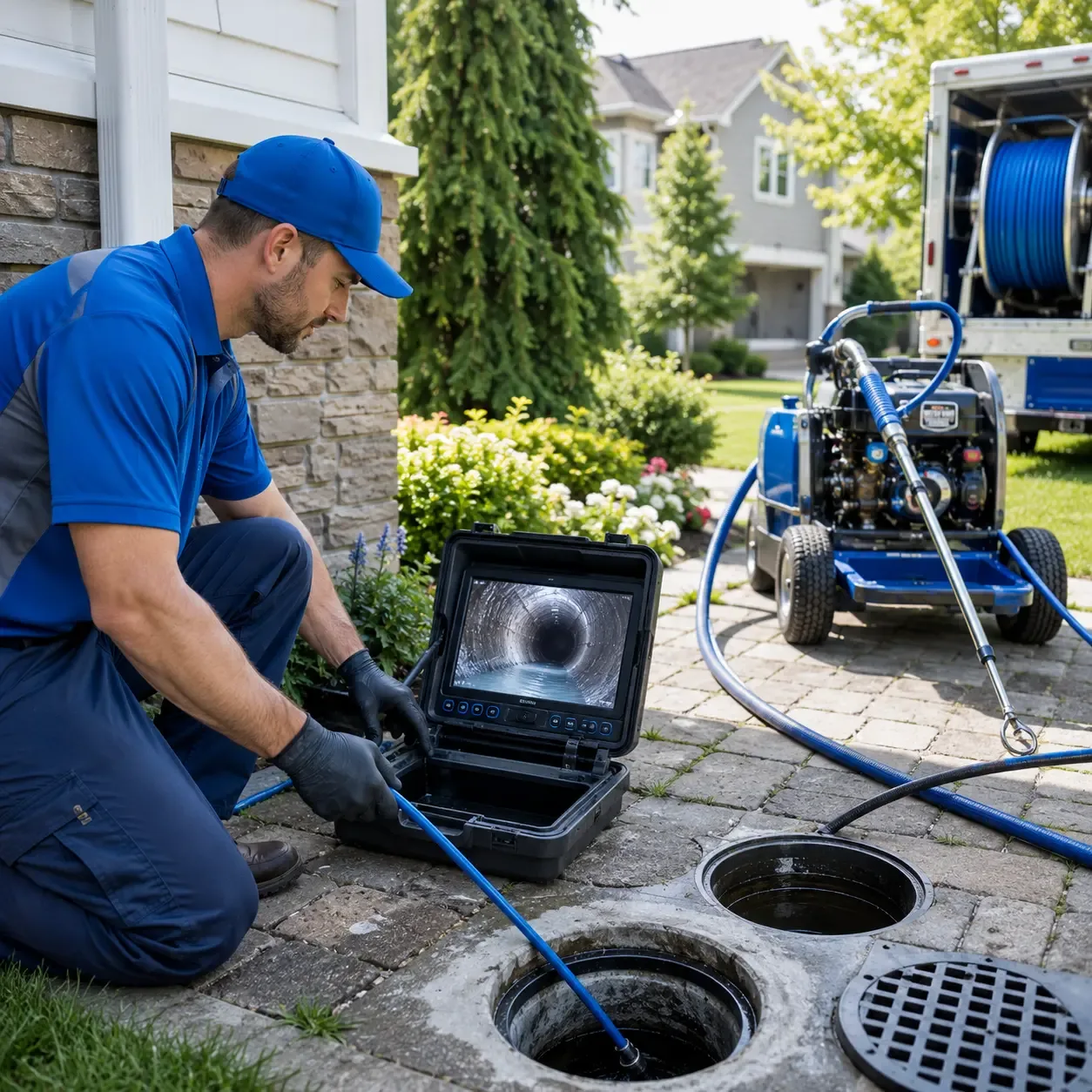Outdoor drain cleaning professionals serving El Paso, AR